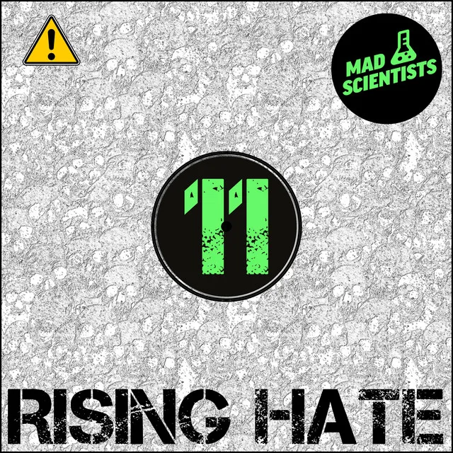 Rising Hate by Mad Scientists - Hardcore cover art
