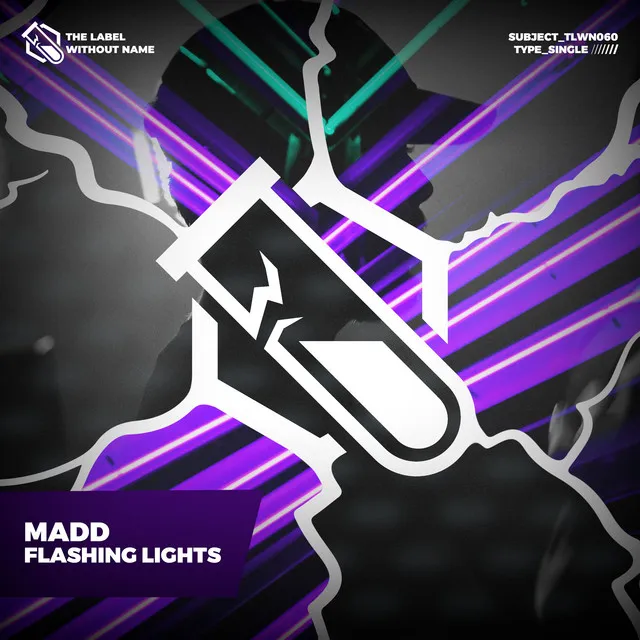 Flashing Lights by MADD - Hardstyle cover art