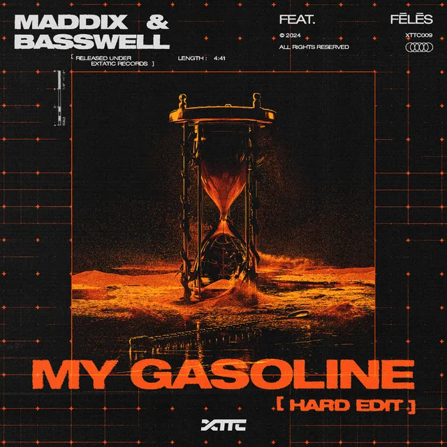 My Gasoline - Hard Edit by Maddix, Basswell, Fēlēs - Hard Techno cover art