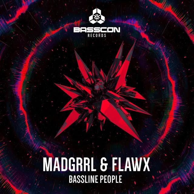 BASSLINE PEOPLE by MADGRRL, Flawx - Hard Techno cover art