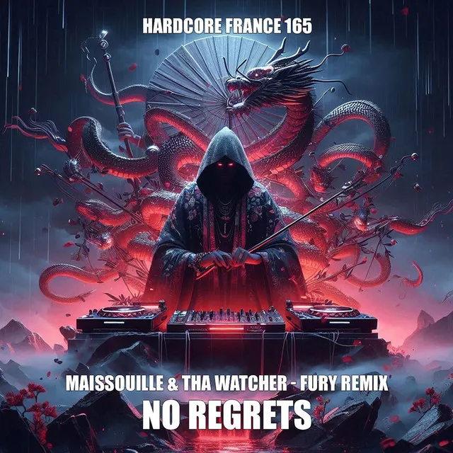 No Regrets - Fury remix by Maissouille, Fury, Tha Watcher - Frenchcore cover art