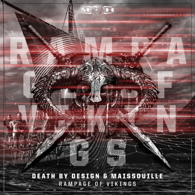 Rampage Of Vikings by Maissouille, Death By Design - Frenchcore cover art