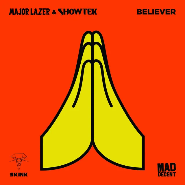 Believer by Major Lazer, Showtek - Hardstyle cover art