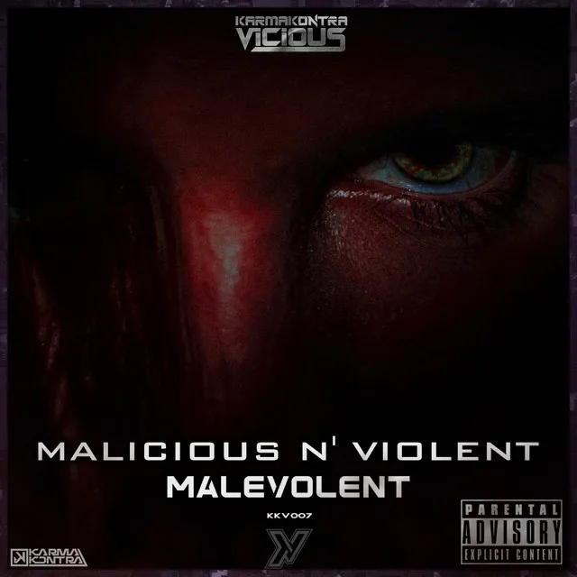 Malicious n' Violent - Extended by Malevolent - Hardstyle cover art