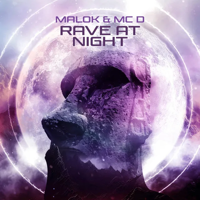 RAVE AT NIGHT by Malok, MC D - Hardstyle cover art