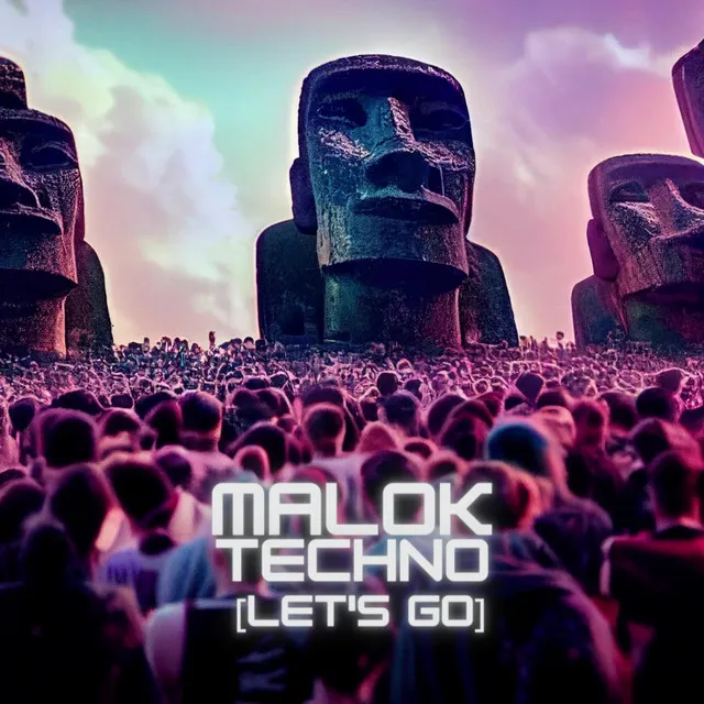TECHNO (LET'S GO) by Malok - Hardstyle cover art