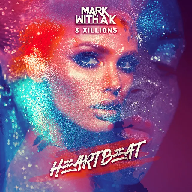 Heartbeat by Mark With a K, Xillions - Hardstyle cover art