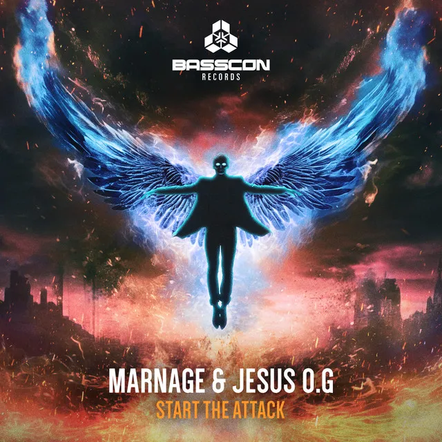 Start The Attack by Marnage, Jesus O.G - Hardstyle cover art