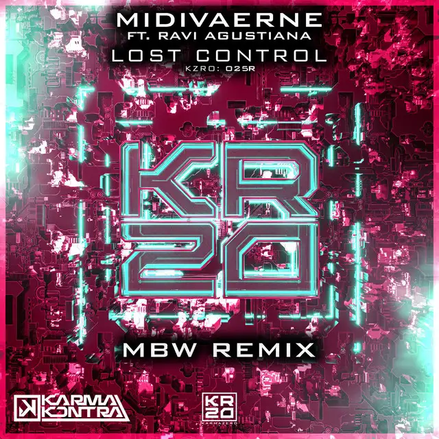 Lost Control - MBW Remix by MBW, Ravi Agustiana, Midivaerne - Hardstyle cover art