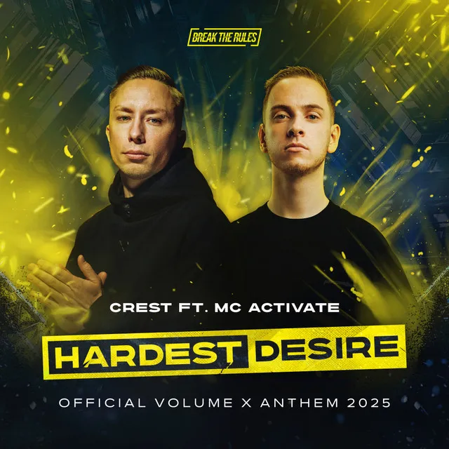Hardest Desire (Official Volume X Anthem 2025) by MC Activate, CREST - Hardstyle cover art