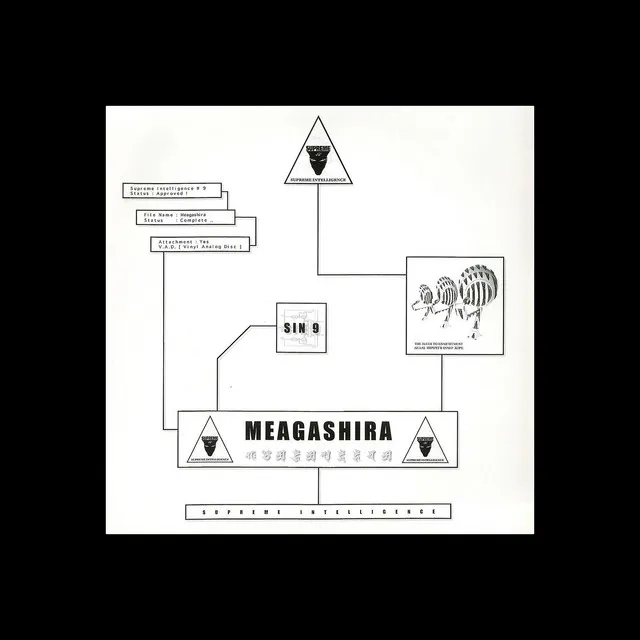 Through Inner Core by Meagashira - Hardcore cover art