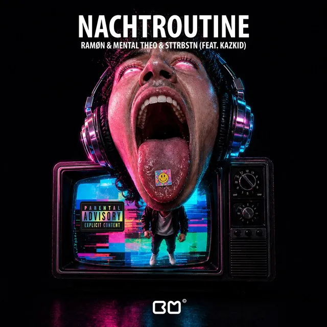 Nachtroutine by Mental Theo, RAMØN, STTRBSTN, Kazkid - Hard Techno cover art