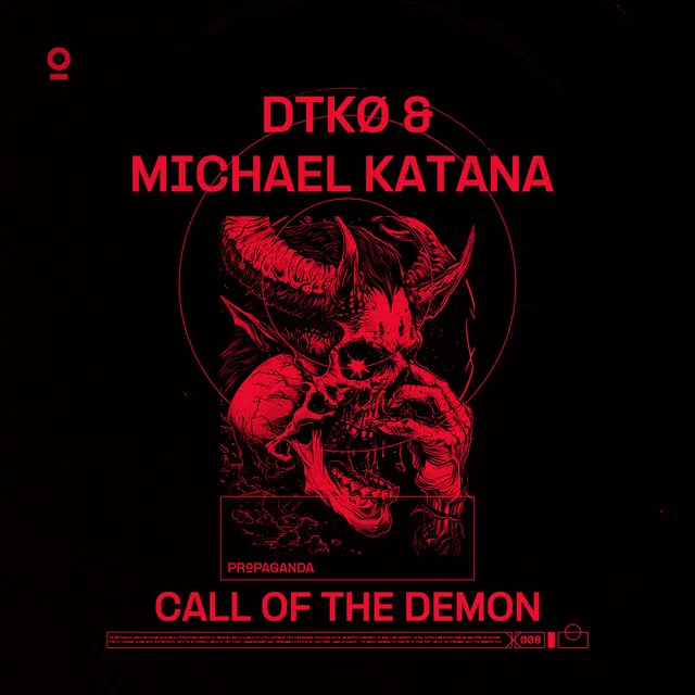 Call Of The Demon by Michael Katana, DTKØ - Hard Techno cover art