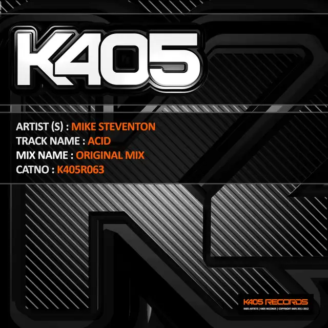 Acid by Mike Steventon - Hardstyle cover art