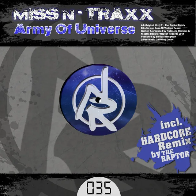 The Raptor Remix by Miss N-Traxx - Hardstyle cover art