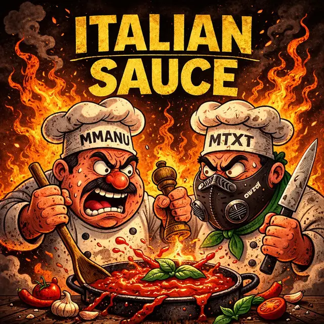 ITALIAN SAUCE by MMANU, MTXT - Hard Techno cover art