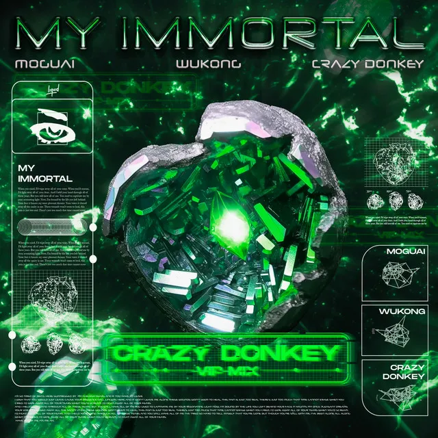 My Immortal (Crazy Donkey VIP Mix) by MOGUAI, WUKONG, Crazy Donkey - Hardstyle cover art