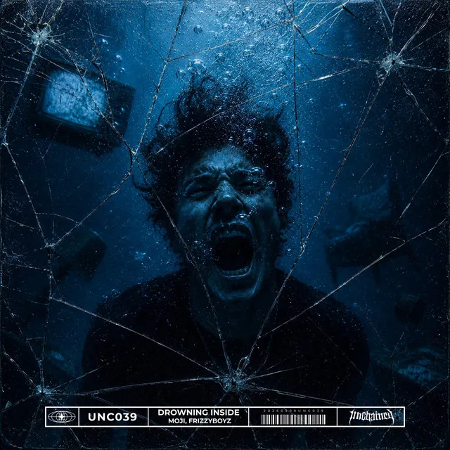 Drowning Inside by Moji, Frizzyboyz - Hard Techno cover art