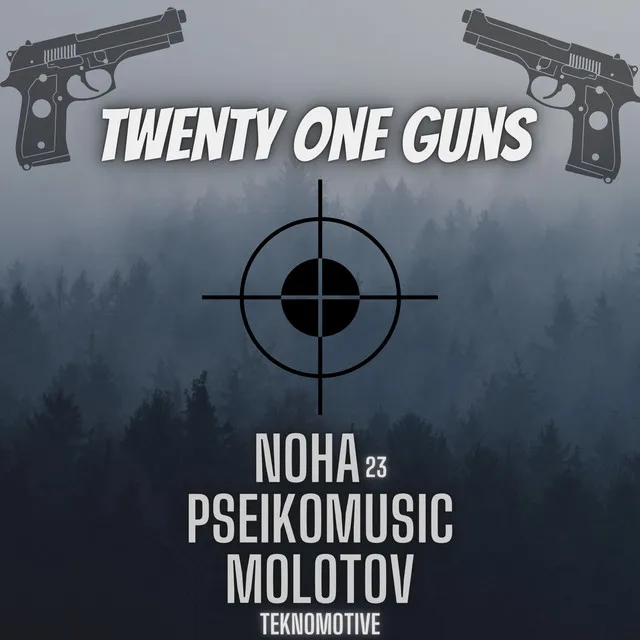 Twenty One Guns by Molotov Teknomotive, Pseikomusic, NOHA23 - Frenchcore cover art