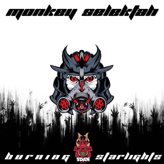 Burning Starlights - Raggacore by Monkey Selektah - Frenchcore cover art