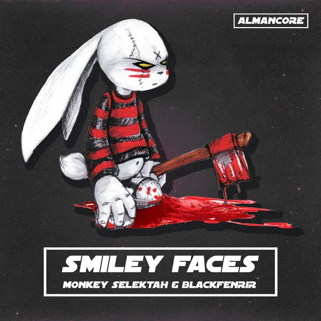Smiley Faces by Monkey Selektah, Black Fenrir - Frenchcore cover art