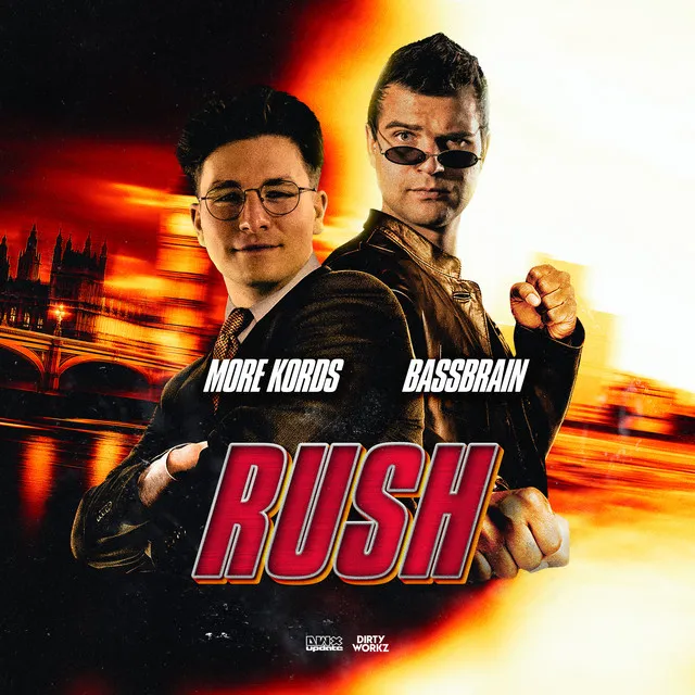 RUSH by More Kords, Bassbrain - Hardstyle cover art