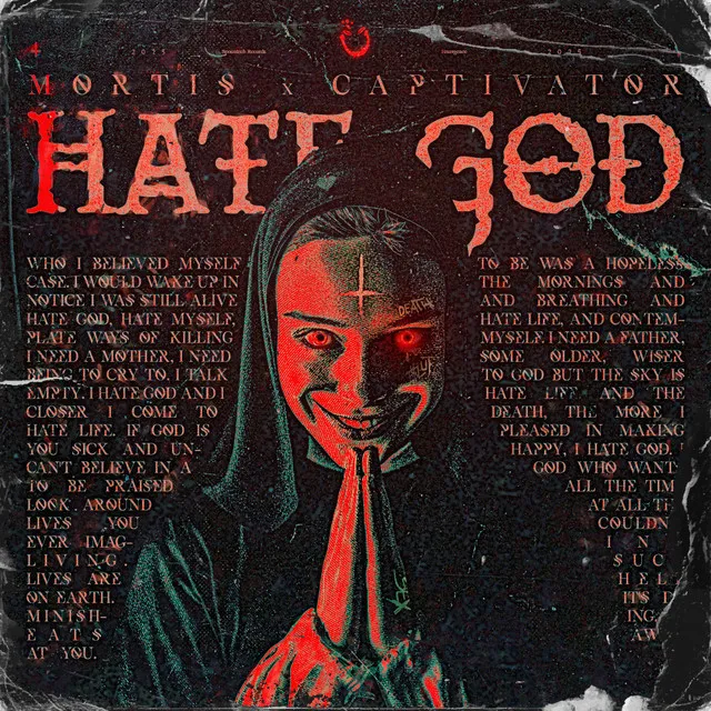 Hate God by Mortis, Captivator - Hardstyle cover art