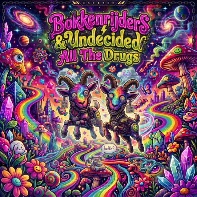 All The Drugs by Mr. Ivex, Captain Core, Undecided, Bokkenrijders - Frenchcore cover art