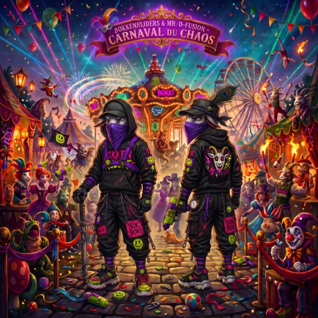 Carnaval Du Chaos by Mr. Ivex, Captain Core, Bokkenrijders, Mr. D-Fusion - Frenchcore cover art