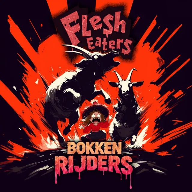Flesh Eaters by Mr. Ivex, Captain Core, Bokkenrijders - Frenchcore cover art