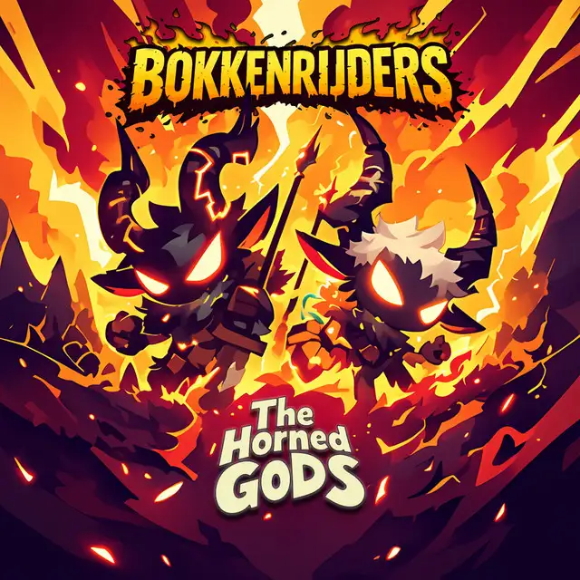 The Horned Gods by Mr. Ivex, Captain Core, Bokkenrijders - Frenchcore cover art
