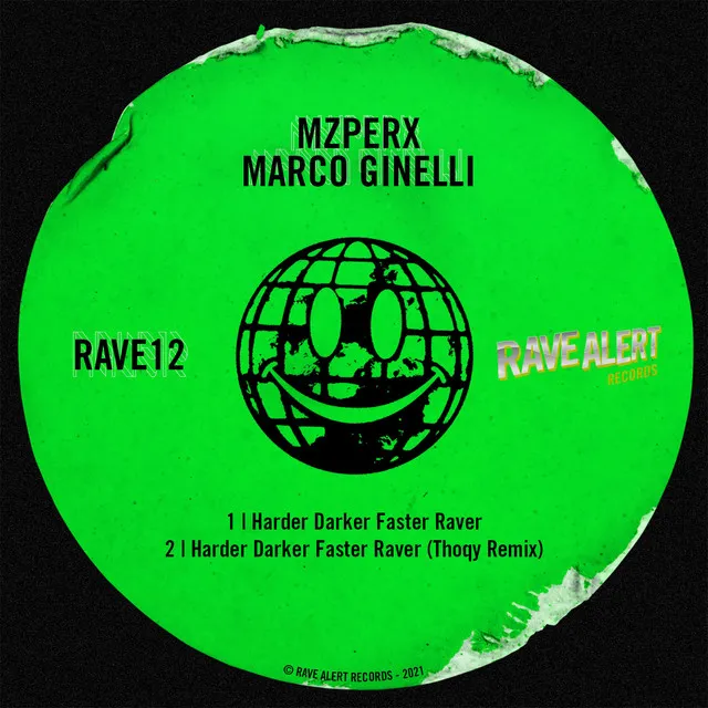 Harder Darker Faster Raver - Original Mix by Mzperx, Marco Ginelli - Hard Techno cover art