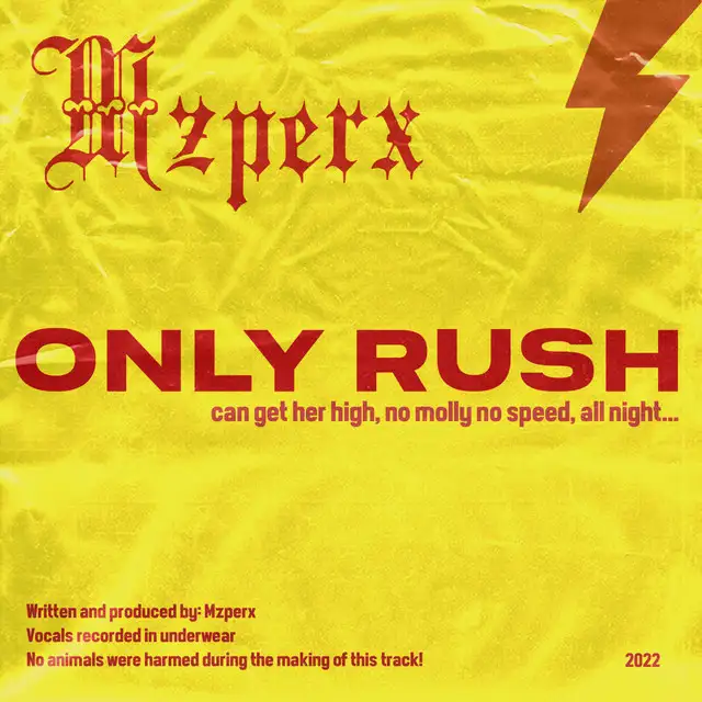 Only Rush by Mzperx - Hard Techno cover art