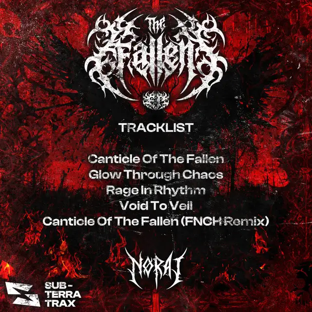 Canticle of the Fallen by NØRAJ - Hard Techno cover art