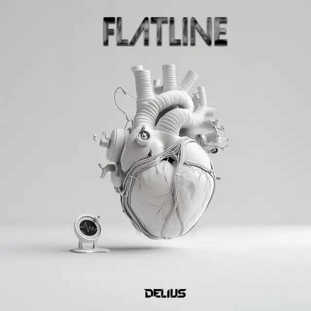 Flatline by Nat James, Delius - Hardstyle cover art