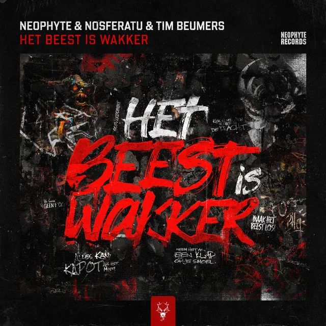 Het Beest Is Wakker by Neophyte, Nosferatu, Tim Beumers - Hardcore cover art
