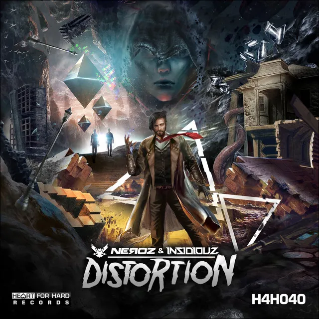 Distortion by Neroz, Insidiouz - Rawstyle cover art