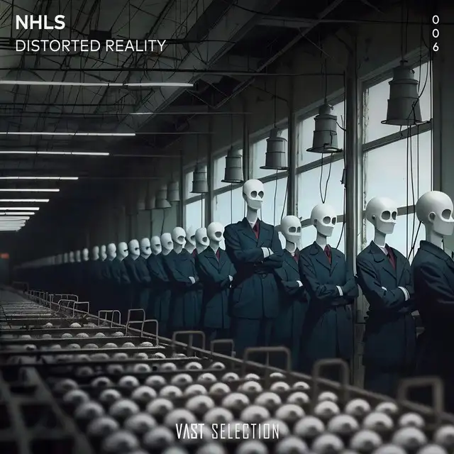 Distorted Reality by NHLS - Hard Techno cover art