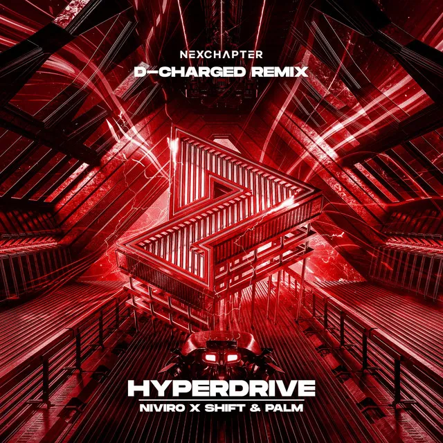 Hyperdrive - D-Charged Remix by NIVIRO, D-Charged, Shift & Palm - Euphoric Hardstyle cover art