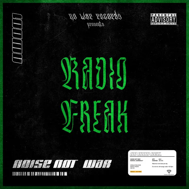 Radio Freak by Noise Not War - Hard Techno cover art
