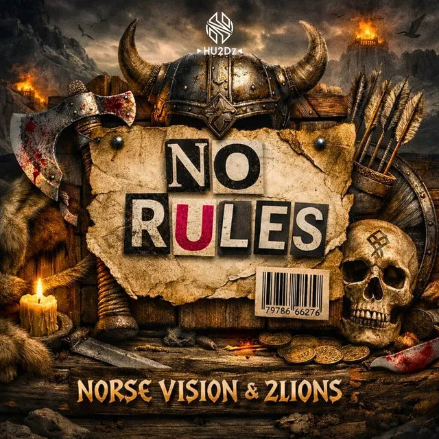 No Rules by Norse Vision, 2Lions - Hardstyle cover art
