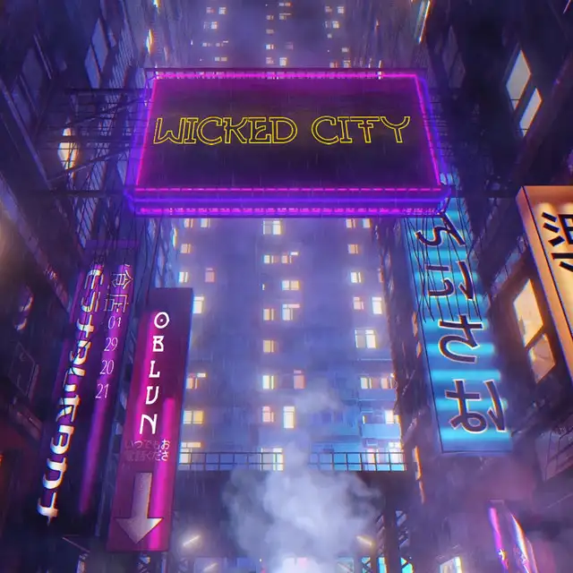 WICKED CITY by Oblvn - Hardstyle cover art