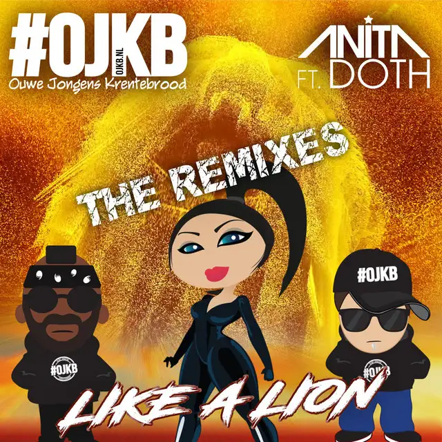 Like a Lion (Freestyle Maniacs & Clive King Remix) by OJKB, Anita Doth, FREESTYLE MANIACS, Clive King - Hardstyle cover art