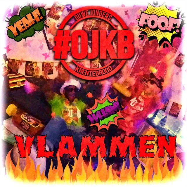 Vlammen by OJKB - Hardstyle cover art
