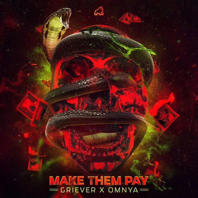 MAKE THEM PAY by Omnya, Griever - Hardstyle cover art