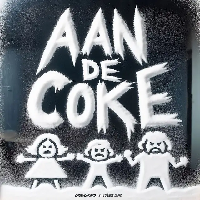 Aan De Coke by Opgekonkerd, Cyber Gunz - Hardcore cover art