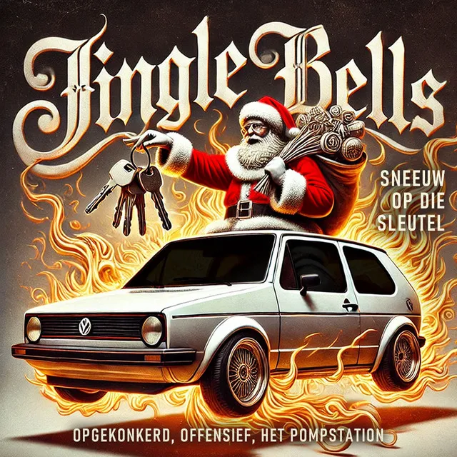 Jingle Bells (Sneeuw Op Die Sleutel) by Opgekonkerd, HET POMPSTATION, Offensief - Hardcore cover art