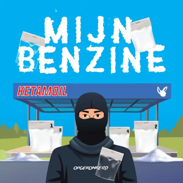 Mijn Benzine - slowed by Opgekonkerd - Hardcore cover art