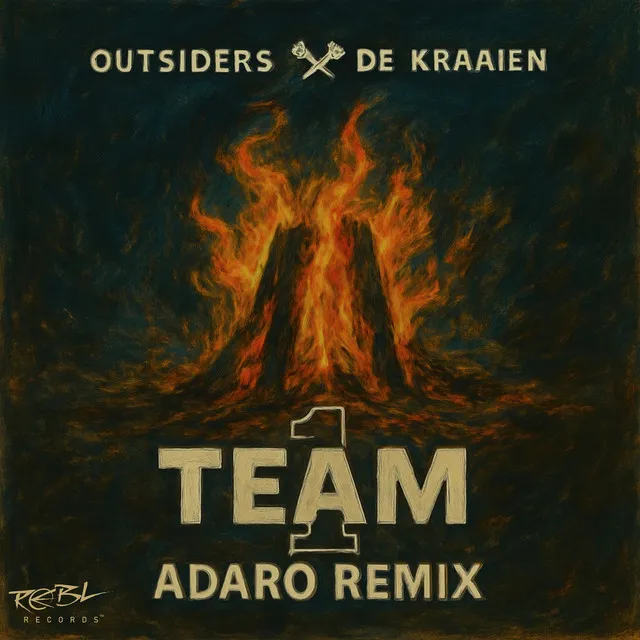 1 Team - Adaro Remix by Outsiders, Adaro, De Kraaien - Hardstyle cover art