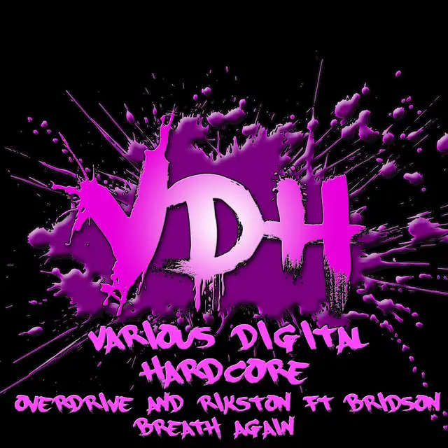 Breath Again by Overdrive, Bridson, Rikston - Happy Hardcore cover art